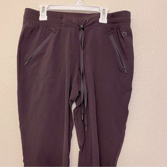 Gap fit Street To Studio hiking purple lightweight crop nylon pants S - Picture 4 of 10